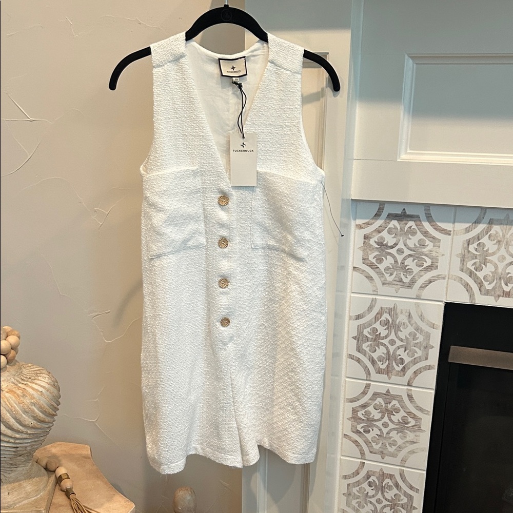 Tuckernuck Textured White Garment